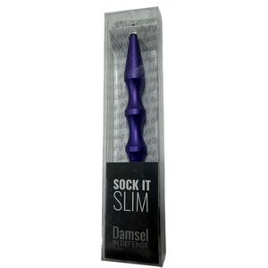 Damsel in Defense Sock It Slim Purple Personal Safety Tool New